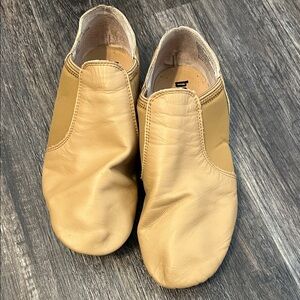 Balera Tan Leather Slip-On Shoes